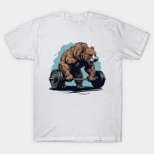 bear at gym T-Shirt